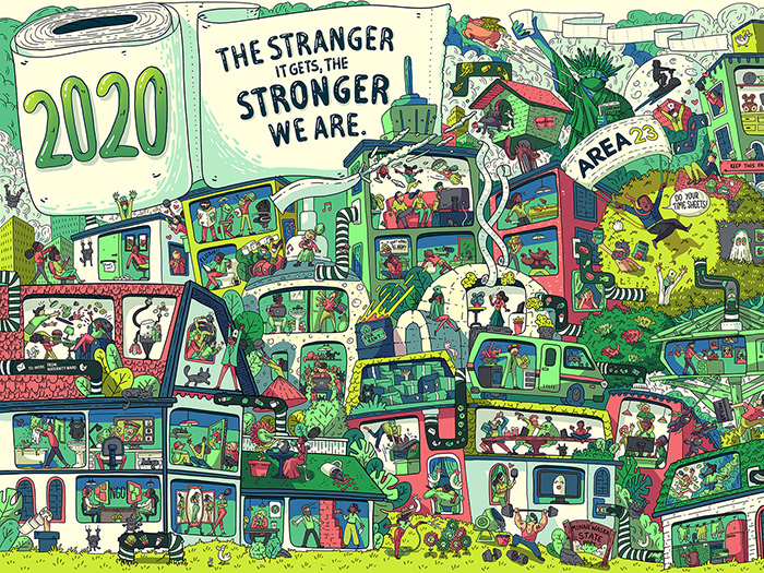 ‘The stranger it gets, the stronger we are.’ Victor Beuren for Area 23.