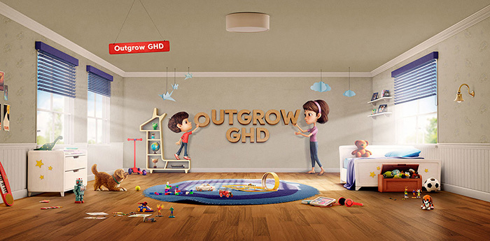 'Let's OUTGROW GHD together' by Studio Nuts.